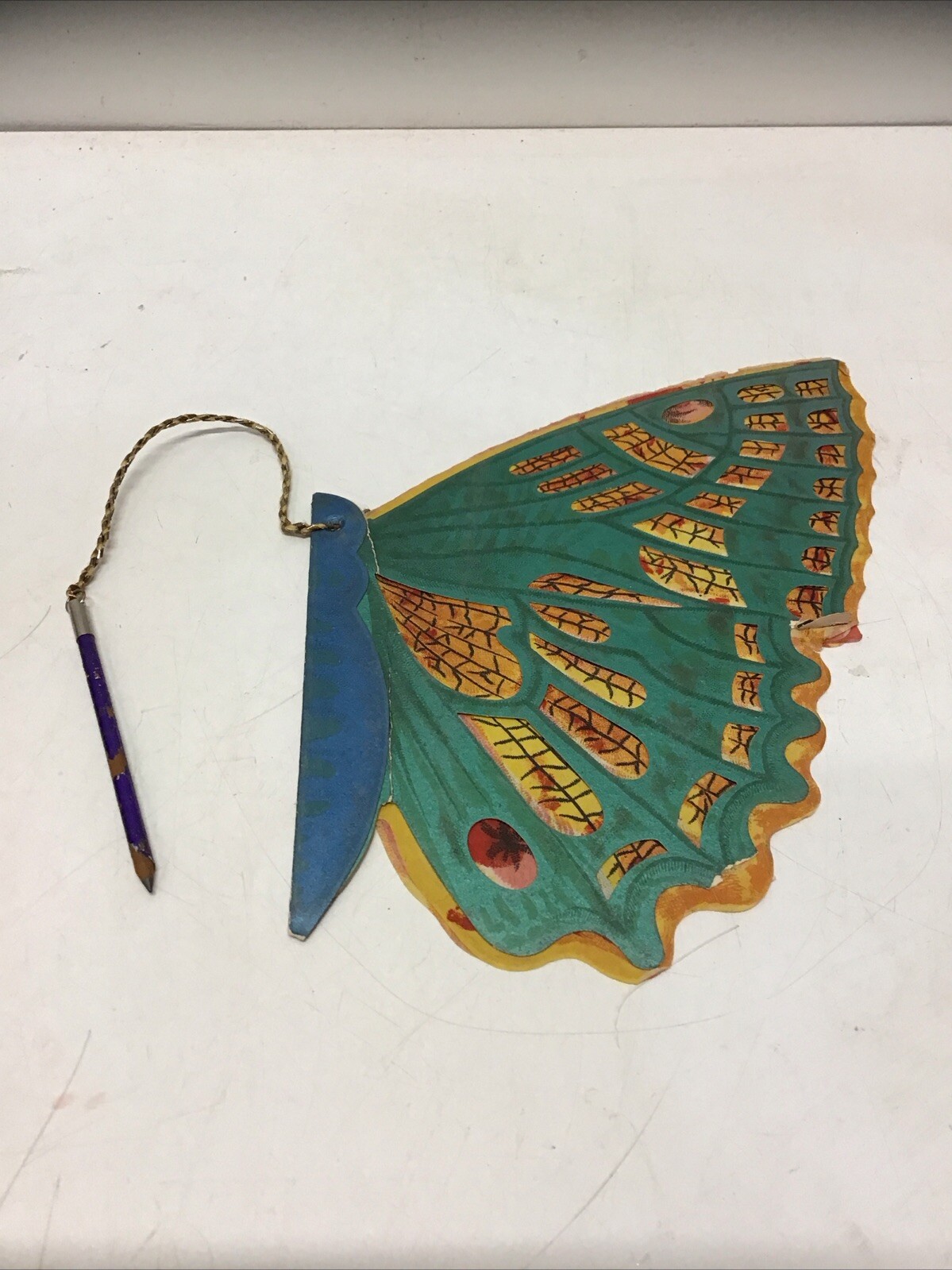 Rare Antique 1887 St Louis Veiled Prophet Cutout Butterfly Program With Pencil Rare Antique 1887 St Louis Veiled Prophet Cutout Butterfly Program With Pencil