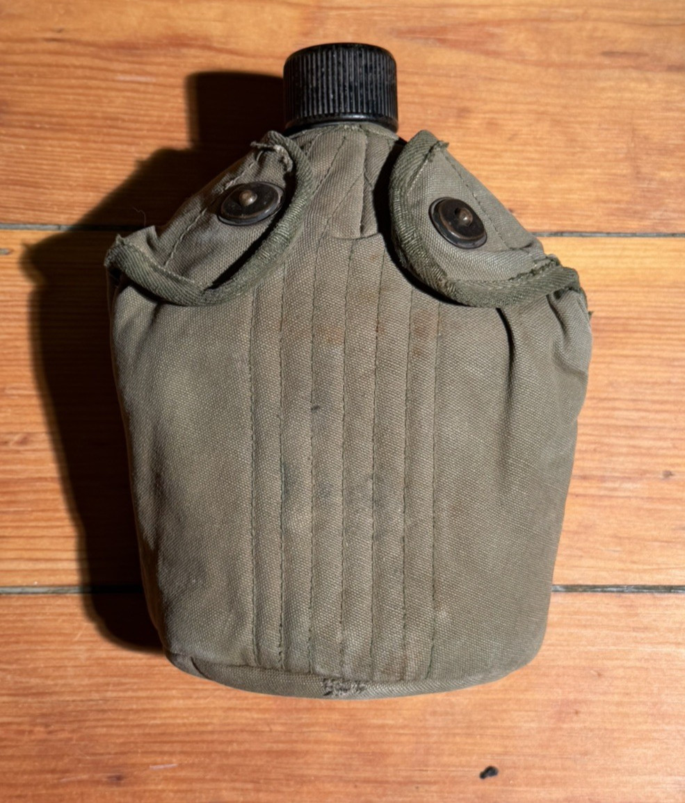 WWII US Army M1942 Canteen & Cover A.G.M. Co. 1945 Collette Mfg Original WWII US Army M1942 Canteen & Cover A.G.M. Co. 1945 Collette Mfg Original