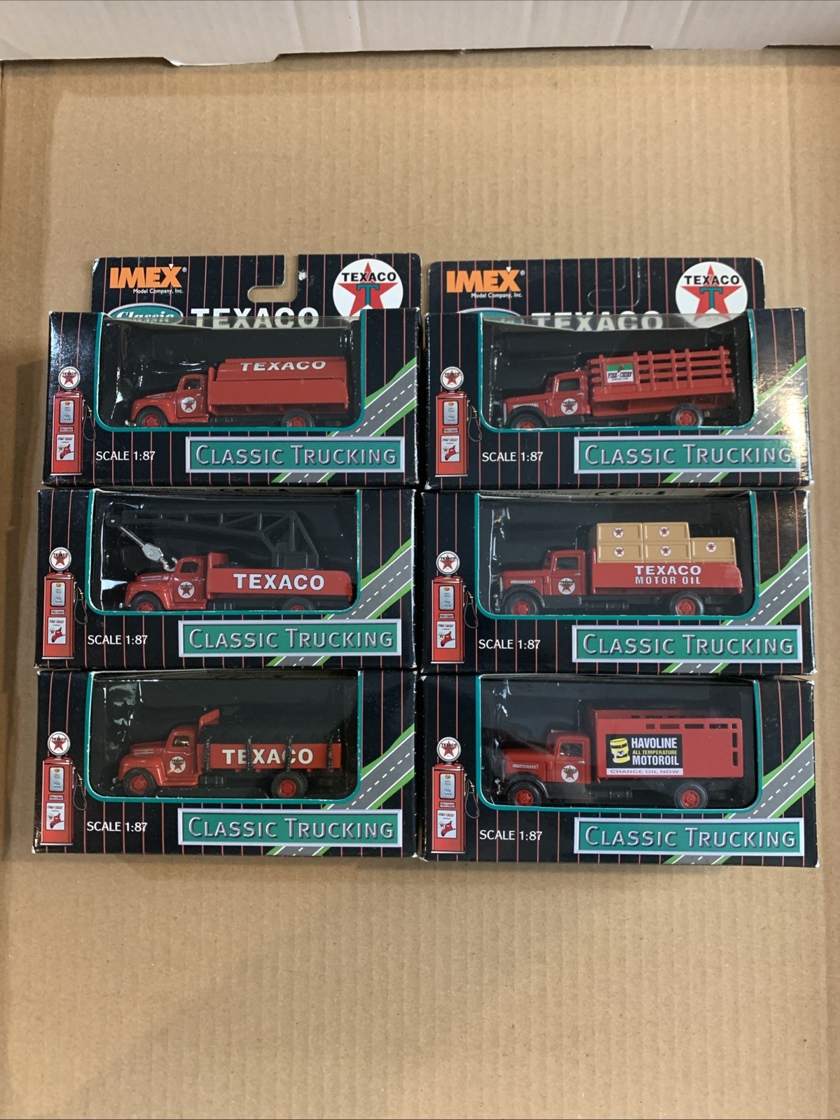 Imex Texaco Classic Trucking Series 1:87 Scale Lot Of 6 Different Diecast Models Imex Texaco Classic Trucking Series 1:87 Scale Lot Of 6 Different Diecast Models