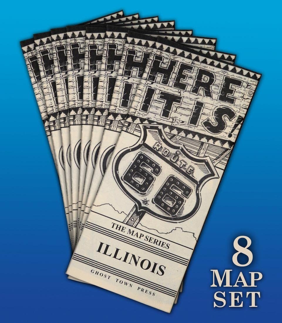 Route 66 Here It Is Map Guide Series Sealed Ghost Town Press 8 Fold-Out Maps Ez Route 66 Here It Is Map Guide Series Sealed Ghost Town Press 8 Fold-Out Maps Ez