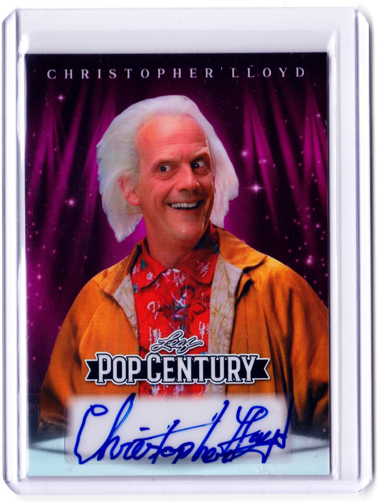 Christopher Lloyd 2026 Leaf Metal Pop Century Auto Card # /6 Back to the Future Christopher Lloyd 2026 Leaf Metal Pop Century Auto Card # /6 Back to the Future