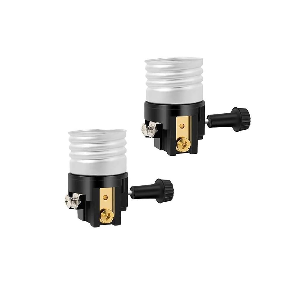 2pack E26 Lamp Socket Replacement with on Off Switch Table Floor Lamp Repair Kit 2pack E26 Lamp Socket Replacement with on Off Switch Table Floor Lamp Repair Kit
