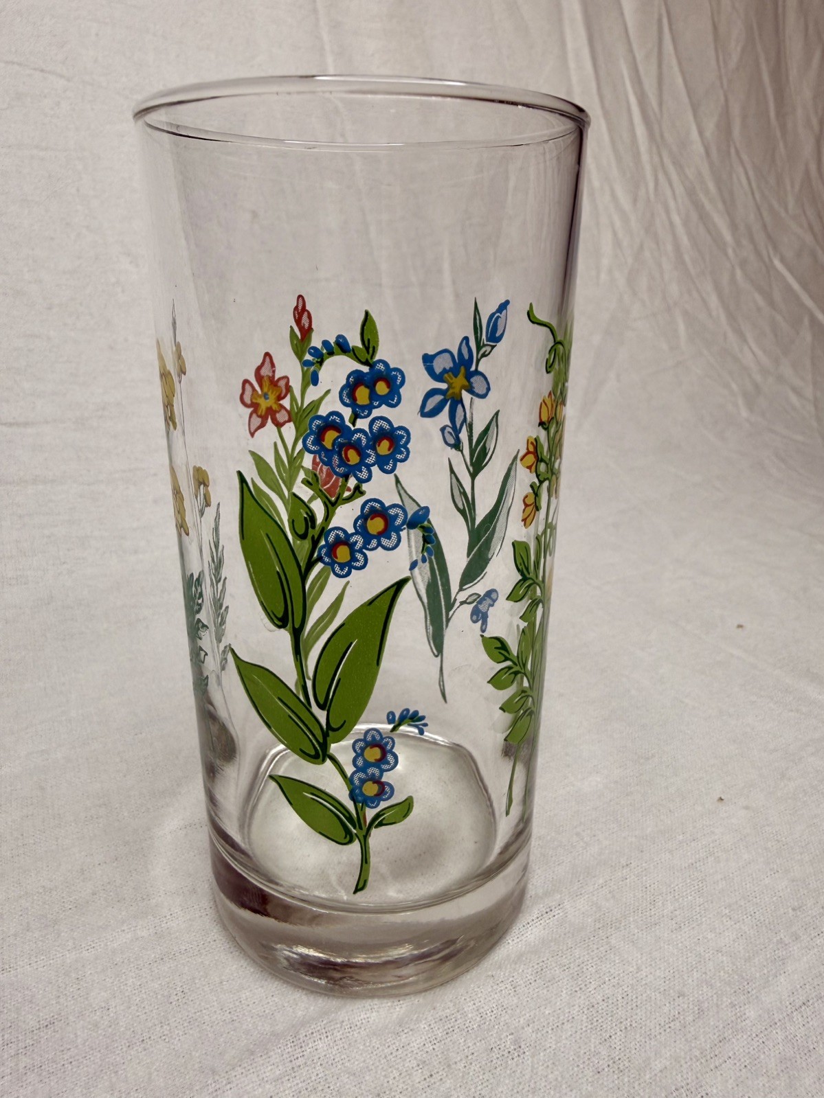 Corning/Corelle My Garden 14 Oz Glass Tumbler Corning/Corelle My Garden 14 Oz Glass Tumbler