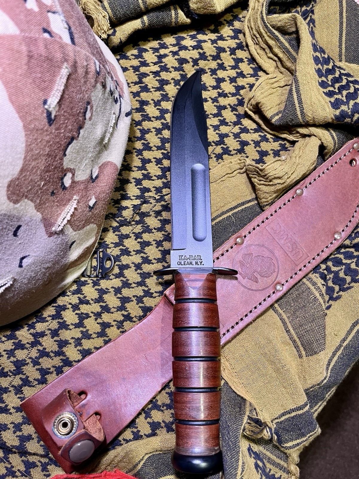 Genuine KA-BAR USMC Fighting/Utility Knife – Made in USA – Olean, New York Genuine KA-BAR USMC Fighting/Utility Knife – Made in USA – Olean, New York