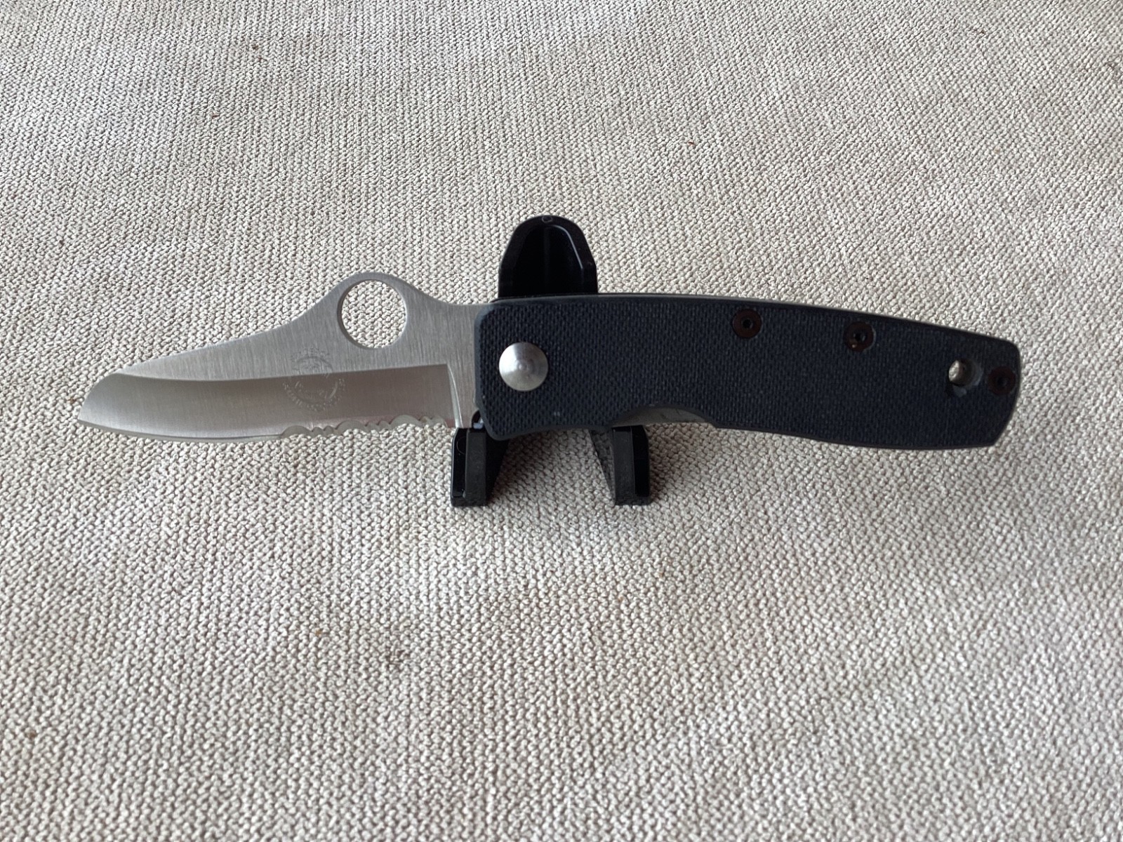 Vintage Spyderco Bob Terzuloa Jr. C19GPS Collaboration - Nice Vintage Spyderco Bob Terzuloa Jr. C19GPS Collaboration - Nice