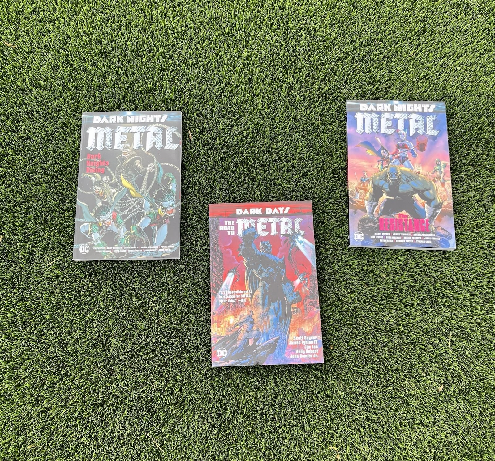 (3) DC Dark Knights Metal Softcover Paperback Books