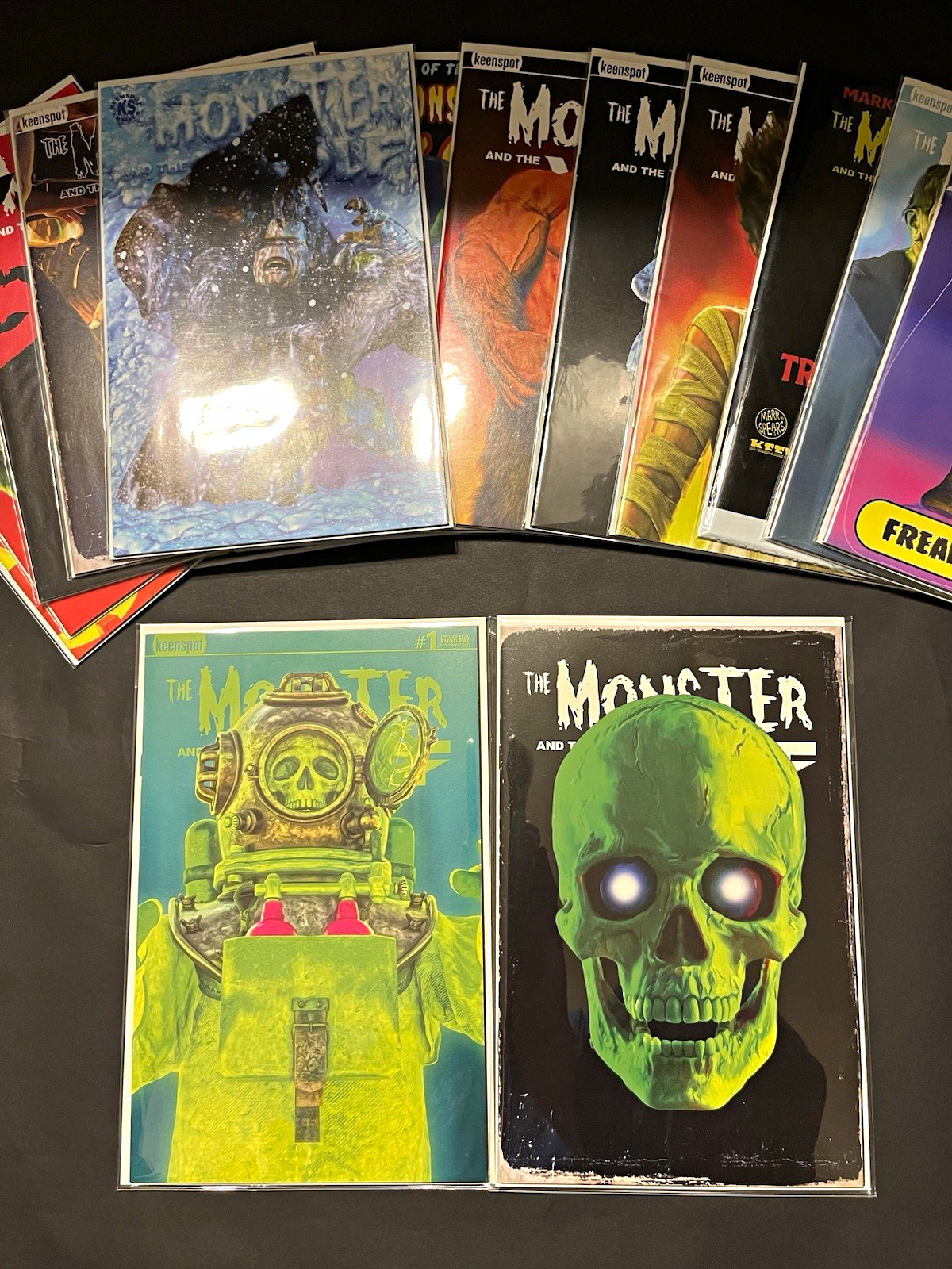 Mark Spears The Monster and the Wolf  #1-3 Mixed Lot W/2 GITD Rare Variants