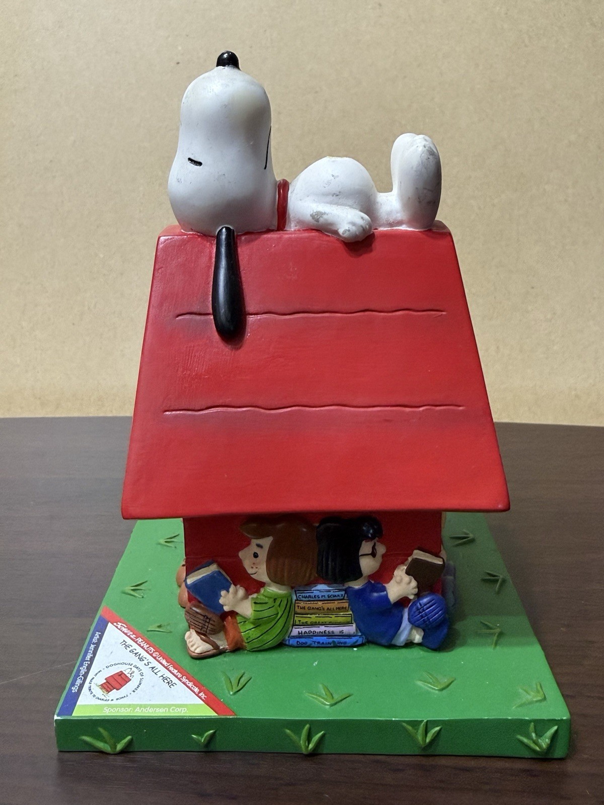 Westland Peanuts Snoopy #8642 The Gang’s All Here Figurine Missing Woodstock
