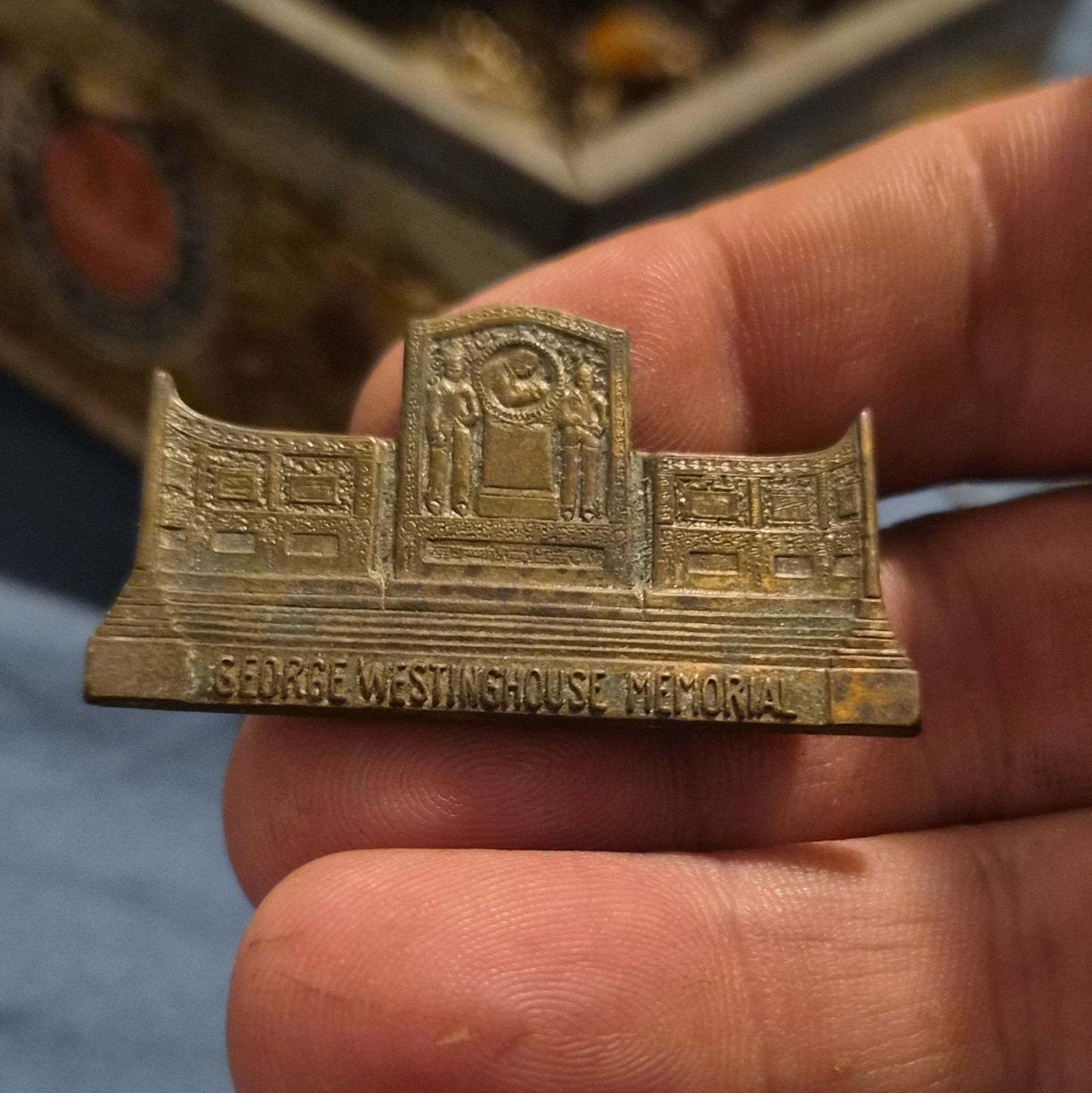 George Westinghouse Memorial Building Souvenir Pin - Buildings Theme