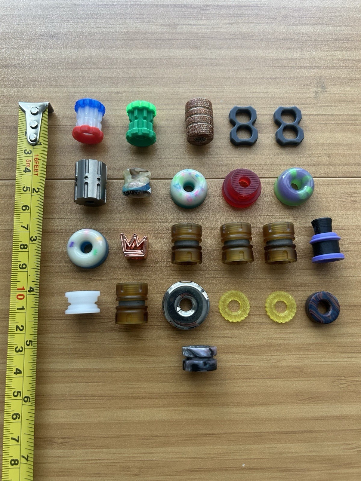 EDC Lanyard Bead Lot - Koch Tools, BFEDC, and More 23 Beads