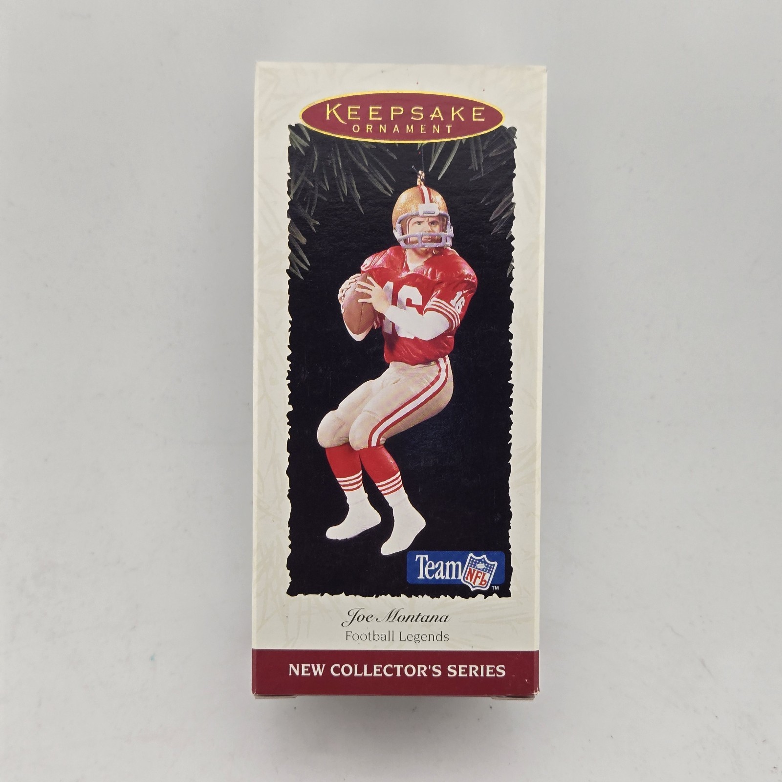 Hallmark Joe Montana Ornament 1995 San Francisco 49ers Football Legends #1 New