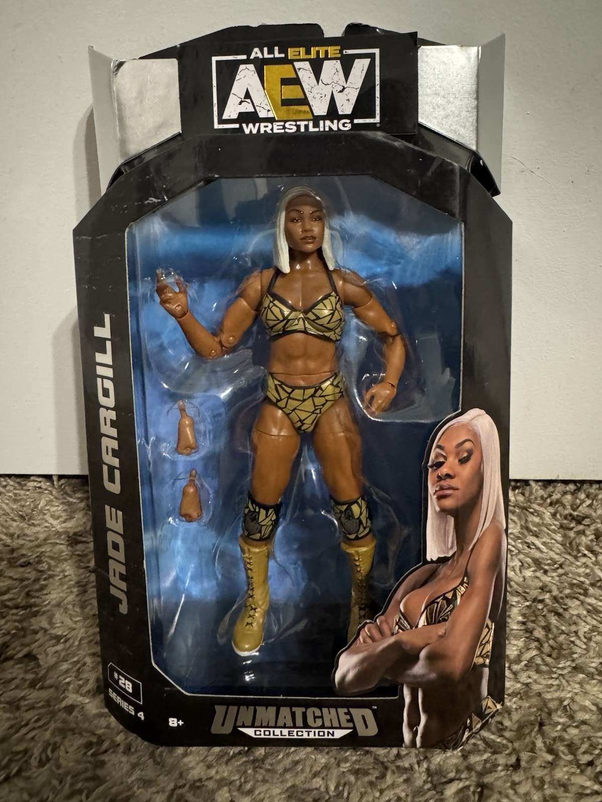AEW Jade Cargill Unmatched Collection Series 4 Figure with Extra Hands