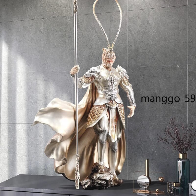 Sun Wukong NEW Monkey King Statue Fight to Beat Buddha Golden Hoop Home Ornament Sun Wukong NEW Monkey King Statue Fight to Beat Buddha Golden Hoop Home Ornament