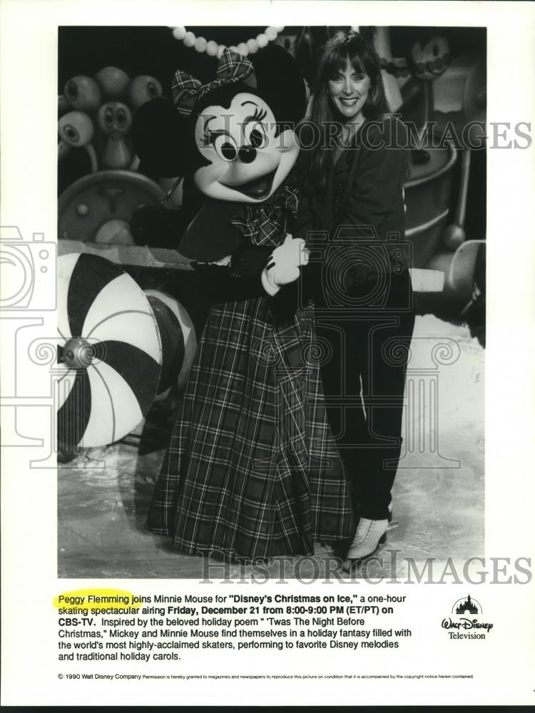 1991 Press Photo Peggy Fleming, \ 1991 Press Photo Peggy Fleming, \