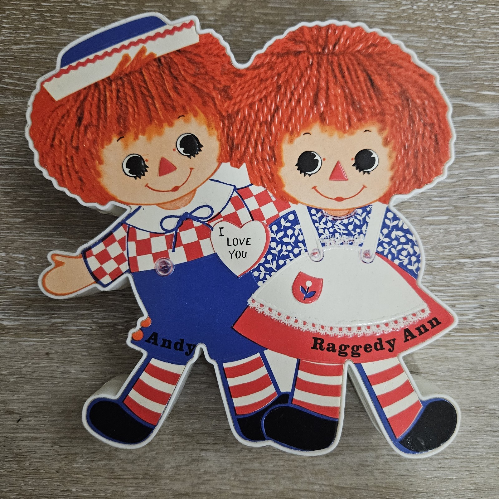 VTG Raggedy Ann & Andy Transistor AM Radio 1973 Bobbs Merrill (Parts Repair)