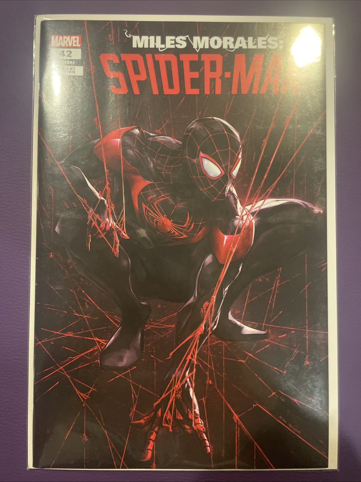 Spider-Man Miles Morales #42 Marvel 2022 Ivan Tao Trade Dress Variant NM+