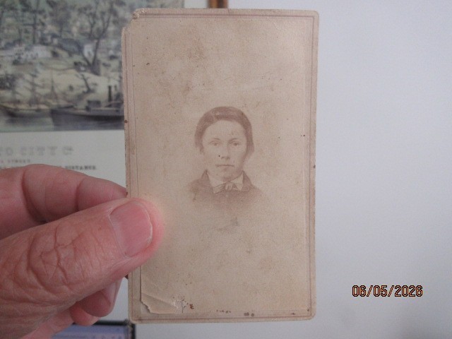Vintage CDV  of Child - Famous Person?  Mathew Brady Photo Name on Back