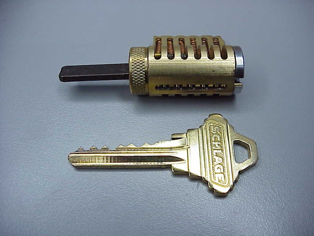 Extreme Cut-A-Way Schlage KIK / KIL Primus CP Keyway Training Cyl Locksport Extreme Cut-A-Way Schlage KIK / KIL Primus CP Keyway Training Cyl Locksport