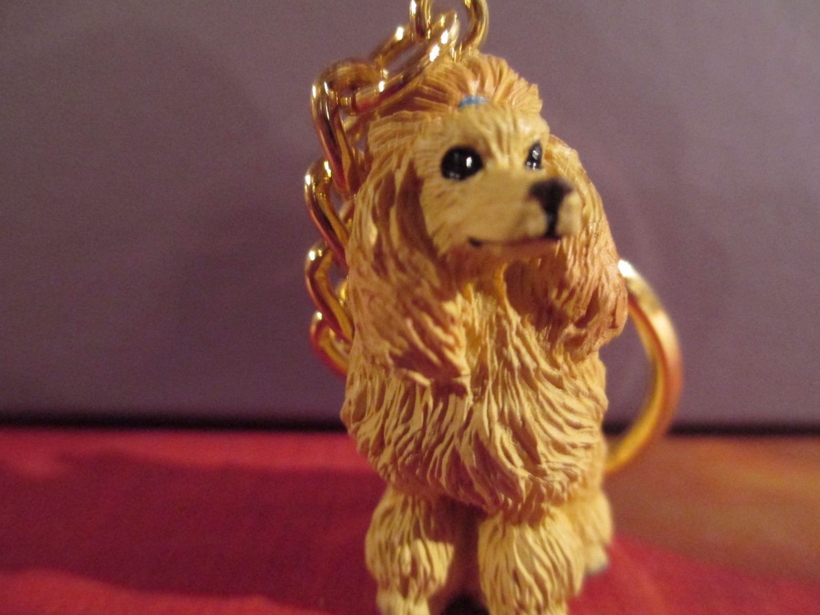 POODLE  APRICOT   ~ KEY CHAIN ~ GREAT GIFT ITEM