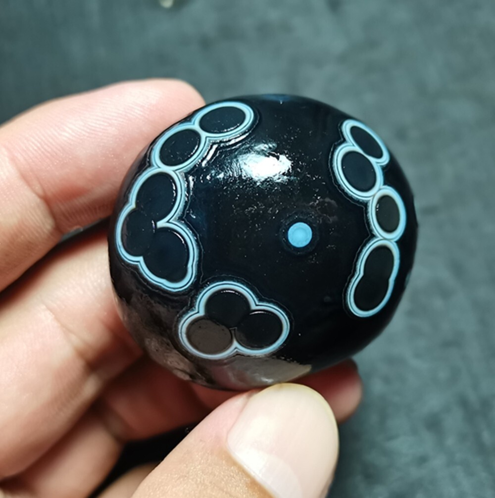 Rare 56.6 G Natural Gobi Agate Eyes Agate/stone Madagascar JJ18
