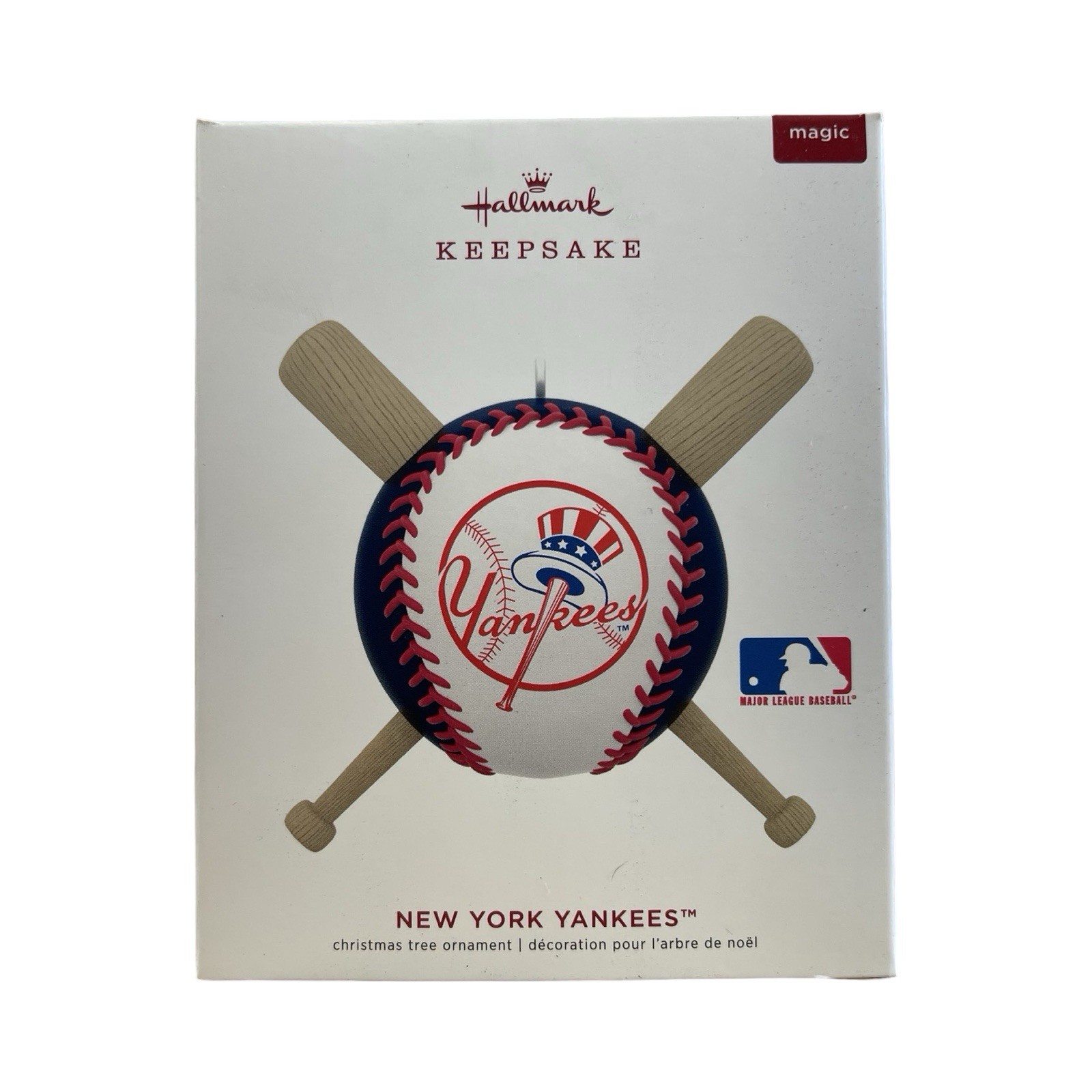 2019-2020 Hallmark MLB New York Yankees Magic Sound Ornament 2019-2020 Hallmark MLB New York Yankees Magic Sound Ornament