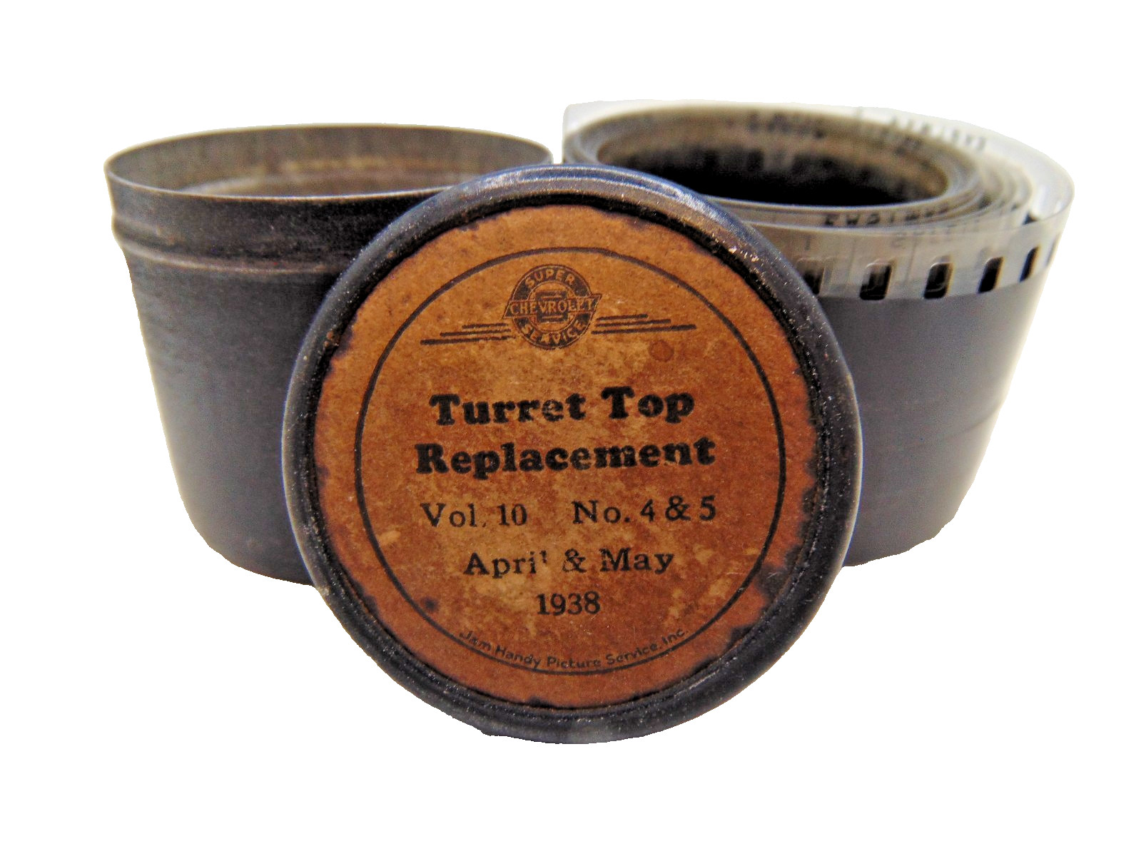 1938 Chevrolet Turret Top Replacement advertise Film Strip movie Vol. 10 #4 & 5 1938 Chevrolet Turret Top Replacement advertise Film Strip movie Vol. 10 #4 & 5