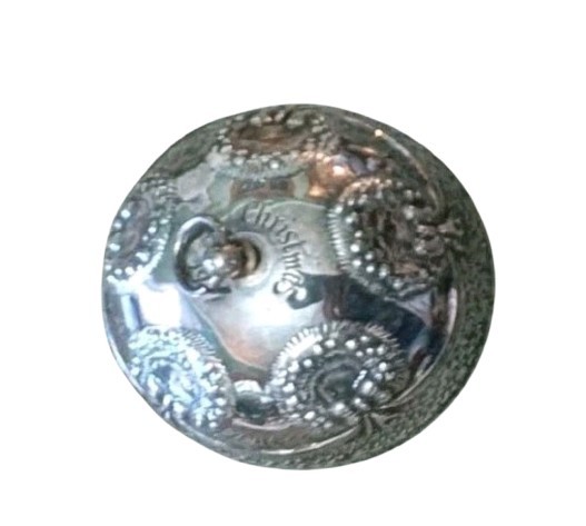 Towle 1981 Silverplate Christmas Bell Ornament #3215