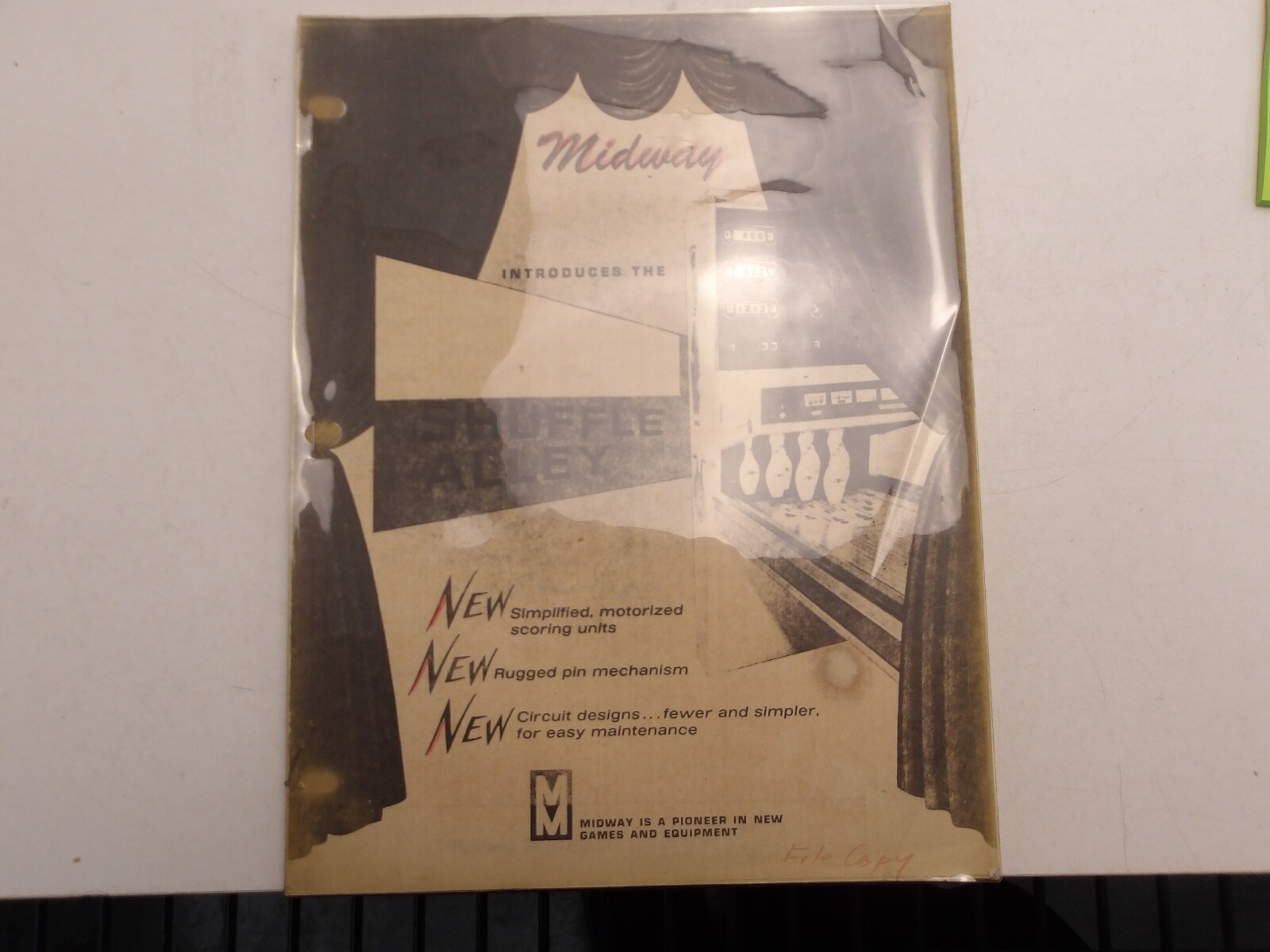 Midway: Premier Shuffle Alley - Schematic & Manual