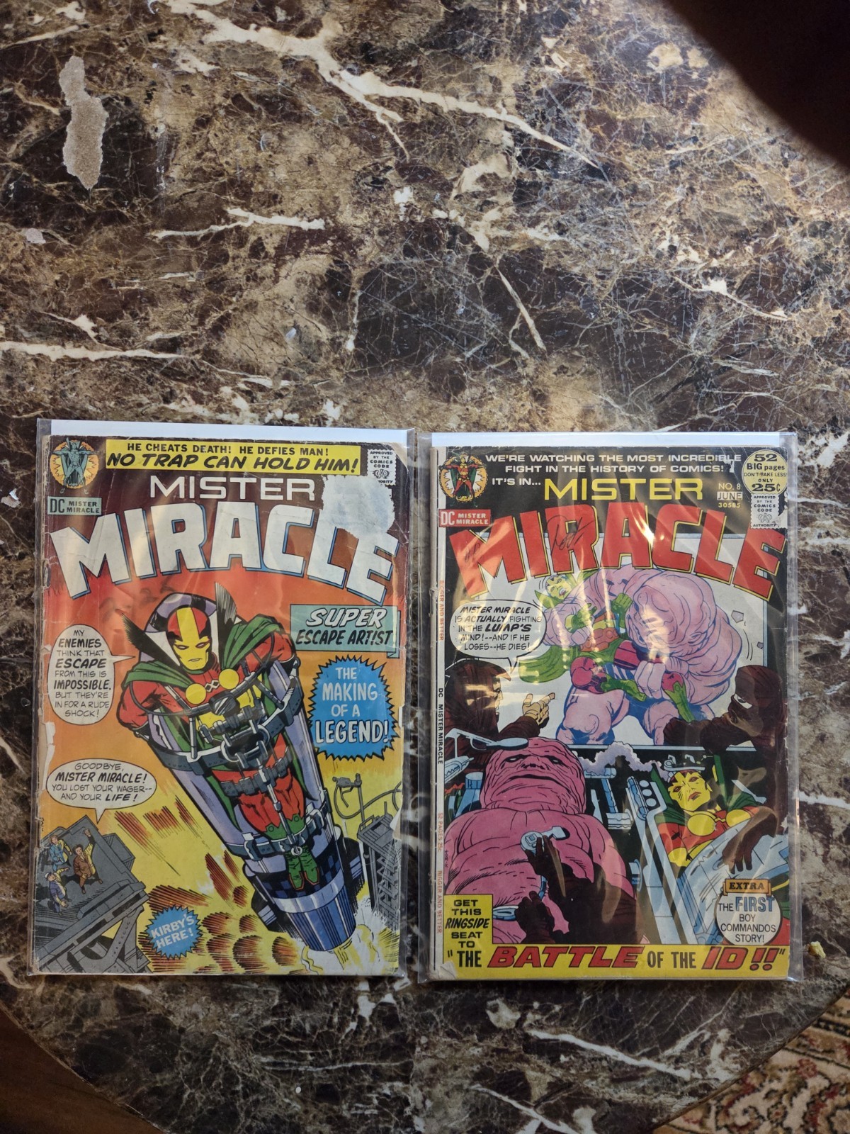 Comic book lot of 2 vintage.  Bronze age. major key. 1st Appearance. DC Comics