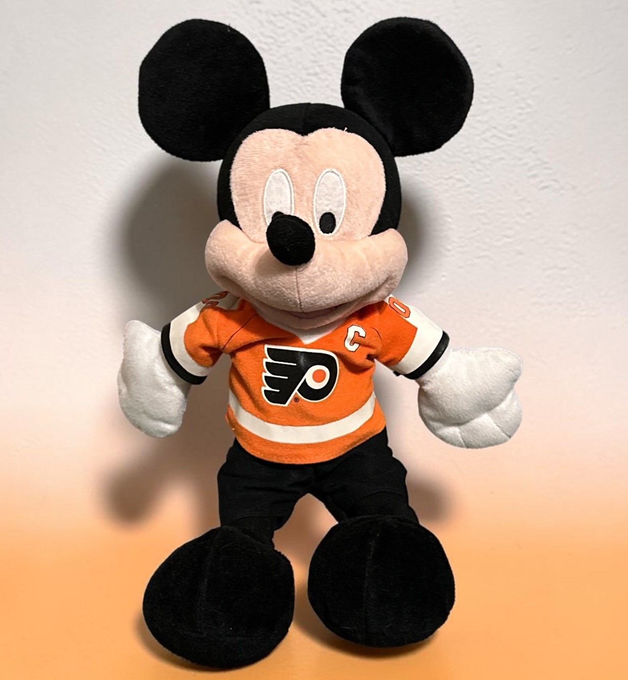 Disney Mickey Mouse Philadelphia Flyers Plush 16” NHL Hockey Northwest Company
