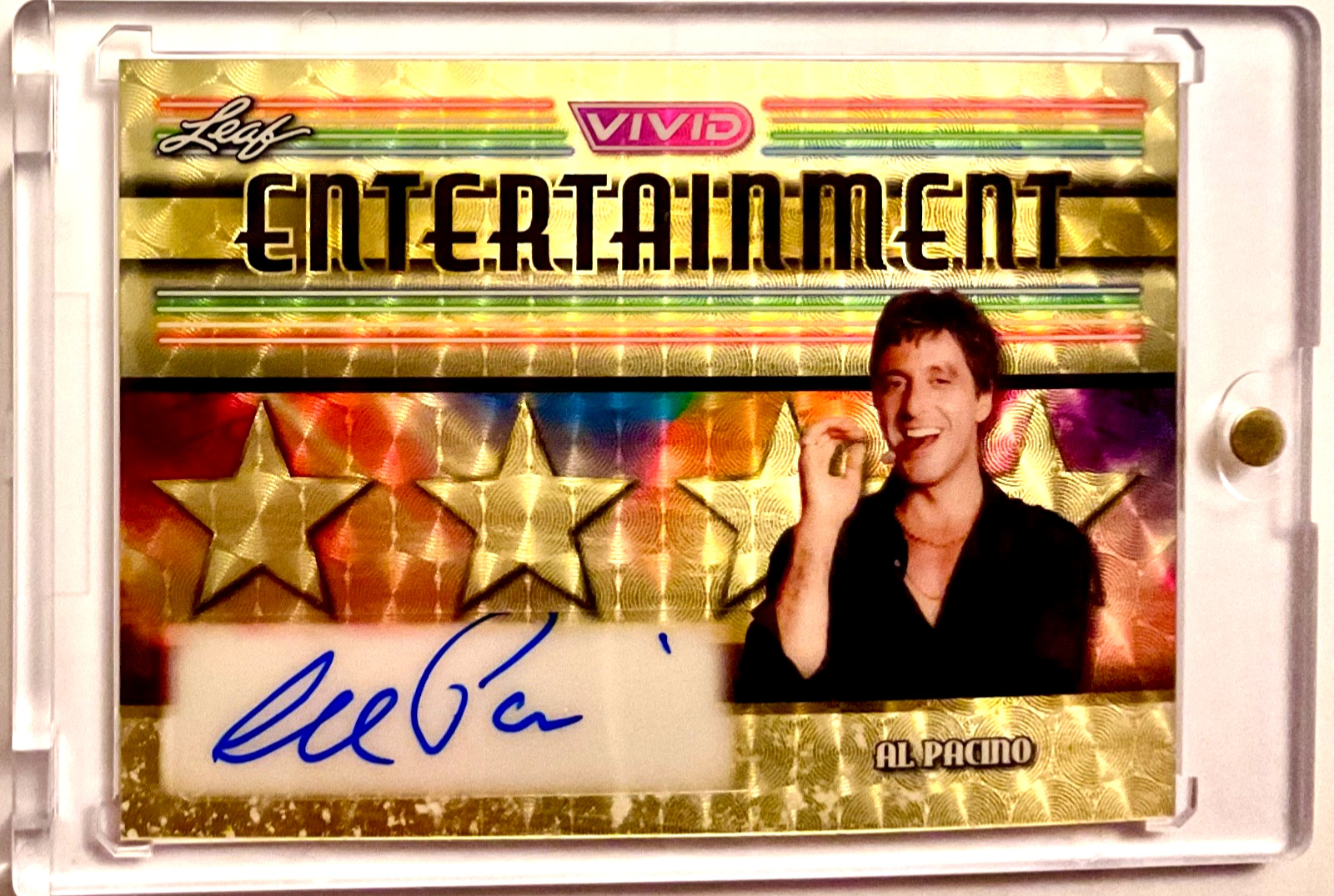 AL PACINO 1/1 SCARFACE Super Prismatic GOLD AUTOGRAPH LEAF AUTO like pop century AL PACINO 1/1 SCARFACE Super Prismatic GOLD AUTOGRAPH LEAF AUTO like pop century