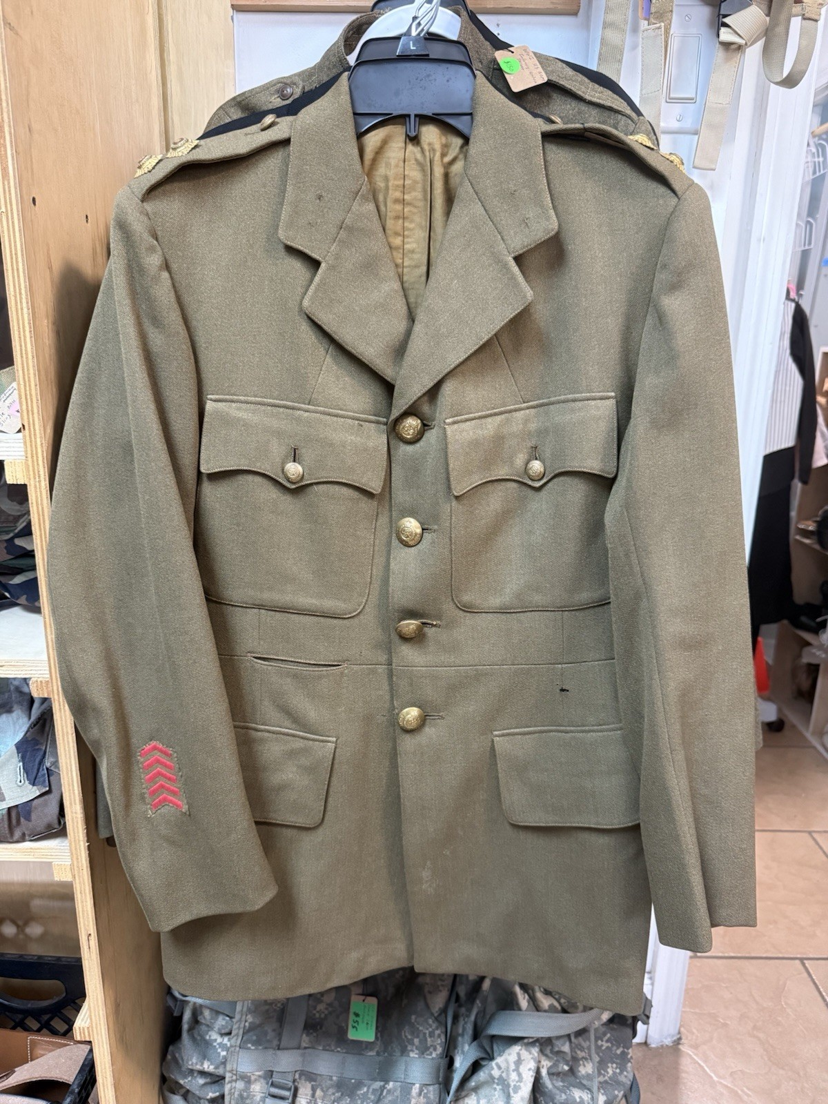 WWII British Army Royal Engineer Lieutenants Uniform Jacket WW2 British Uniform