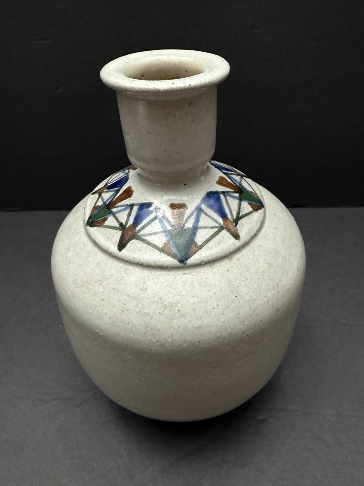 Unique Antonio Salvador Orodea Ceramic Vase Hand Painted ASO 1960 Spain Signed Unique Antonio Salvador Orodea Ceramic Vase Hand Painted ASO 1960 Spain Signed