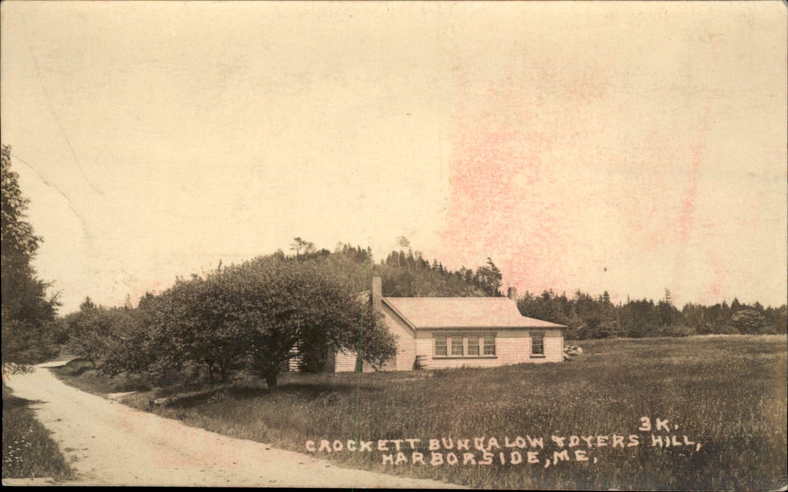 Harborside ME Crockett Bungalow c1900s-10s Real Photo Vintage Postcard bhn