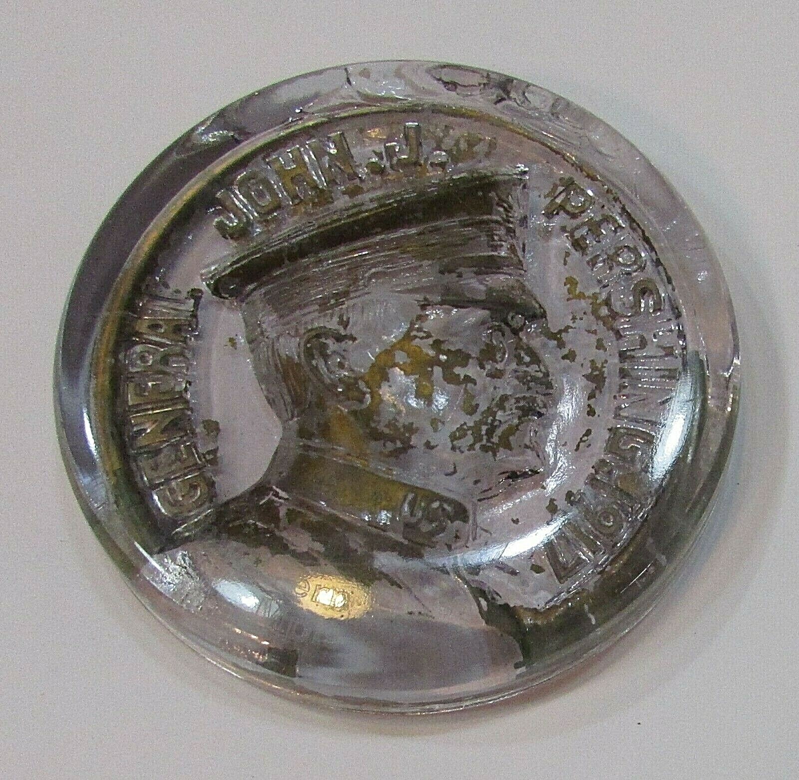 Old 1917 WWI General John J Pershing Round 4