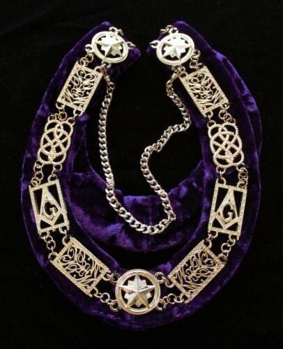 York RIte Grand Lodge Officers Collar Freemason Masonic
