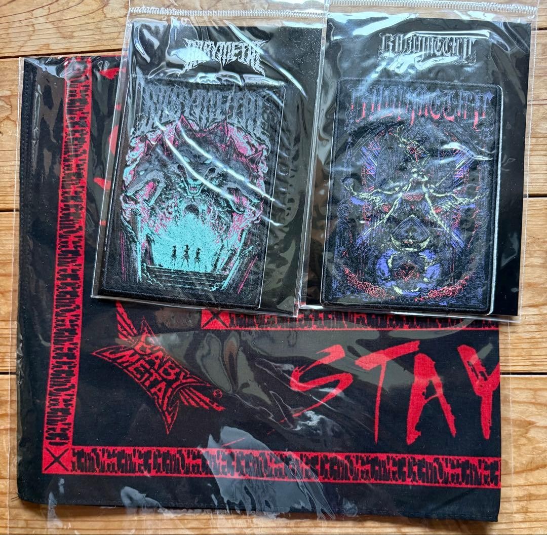 Two Babymetal Patches With Bandana Set