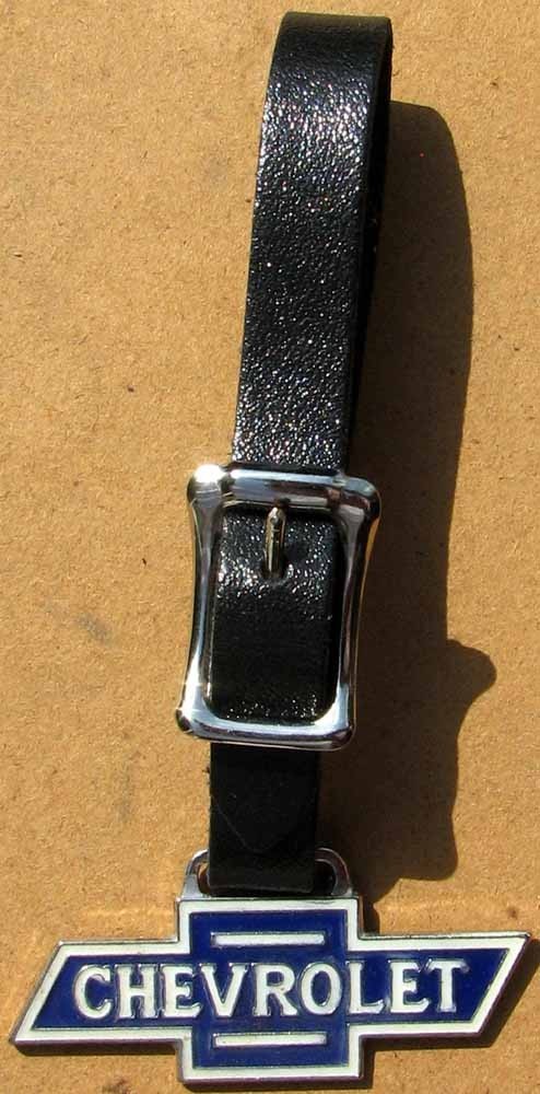 NOS CHEVROLET  CLOISONNE\' ADVERTISING  WATCH FOB PRISTINE CONDITION #BB436