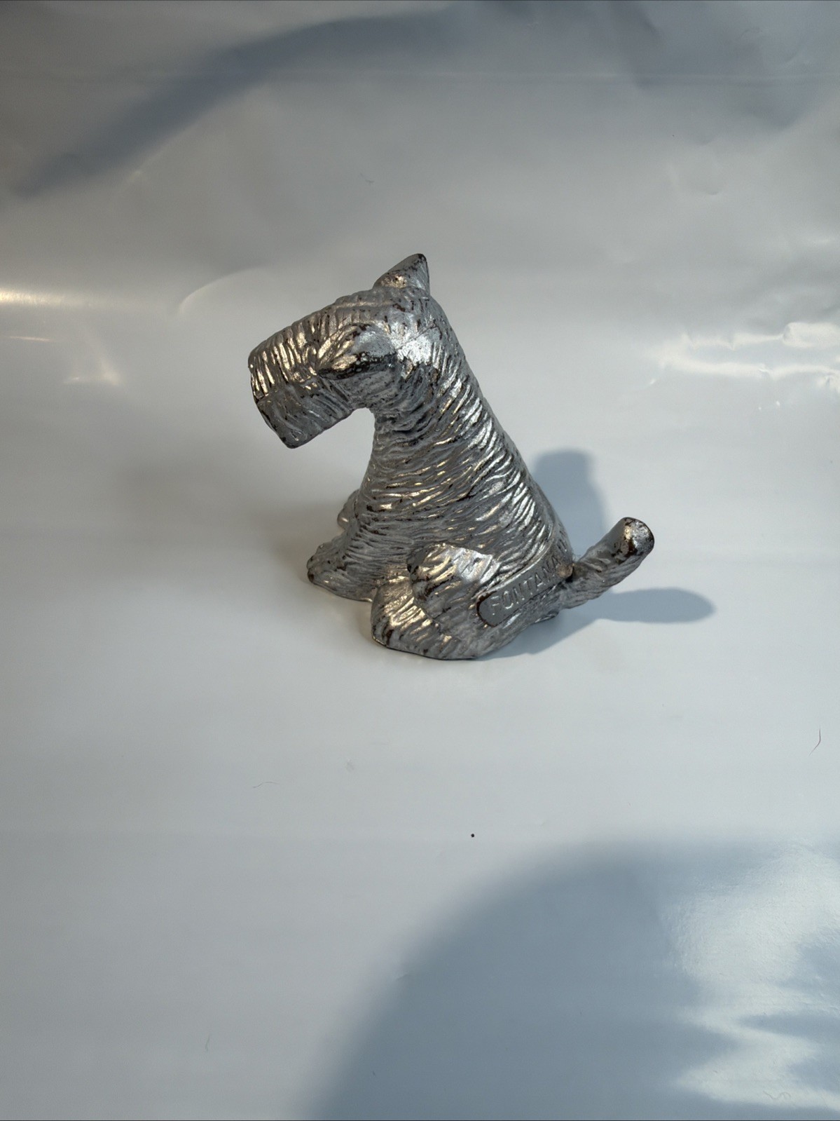 Vintage K&O Co. Cast Metal Scottish Terrier Figurine Miniature Scottie Dog 1930s