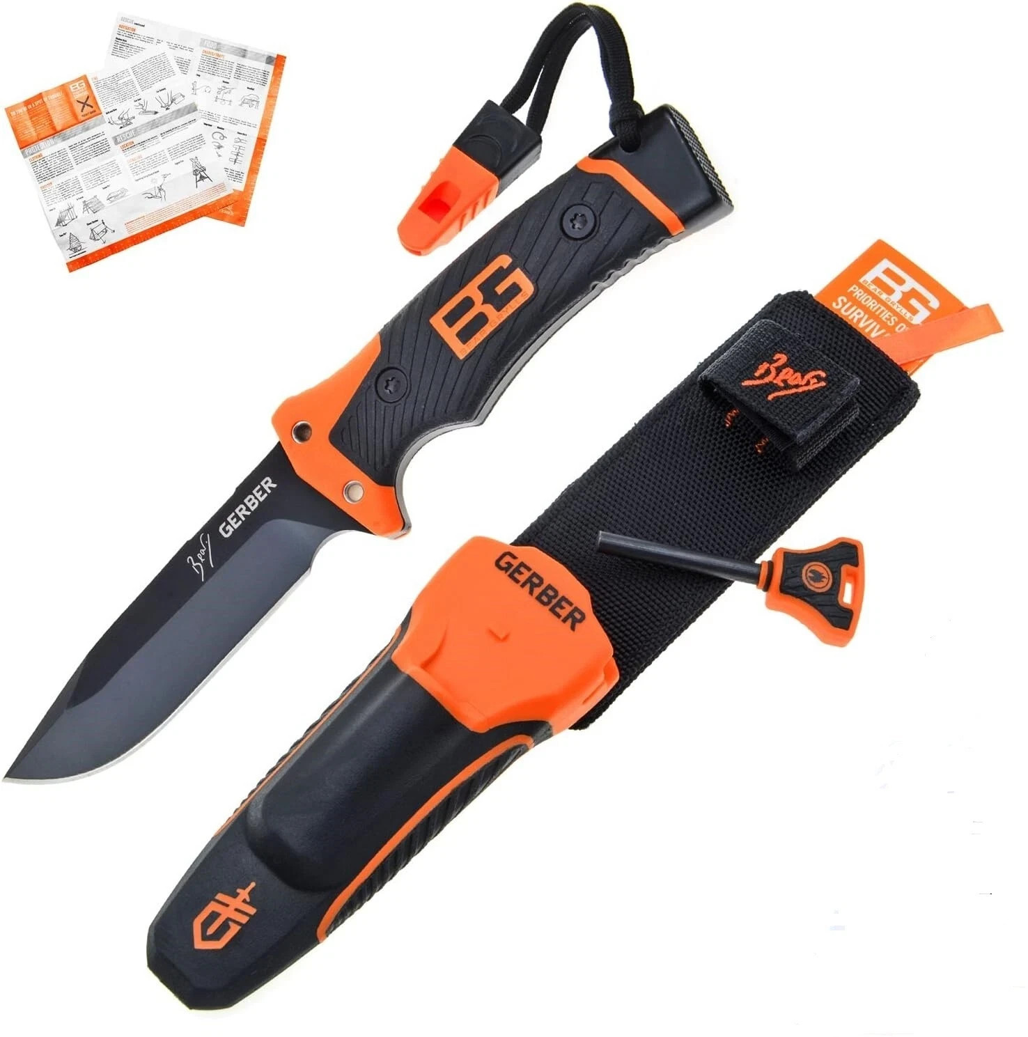 GERBER Bear Grylls PRO Survival Fixed Blade Knife *BRAND NEW* GERBER Bear Grylls PRO Survival Fixed Blade Knife *BRAND NEW*