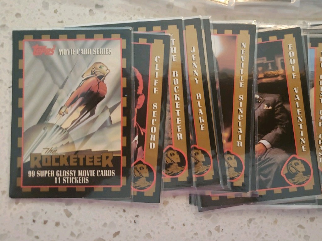 The Rocketeer 1991 Trading Cards - Full Set 99 Cards & 11 Stickers