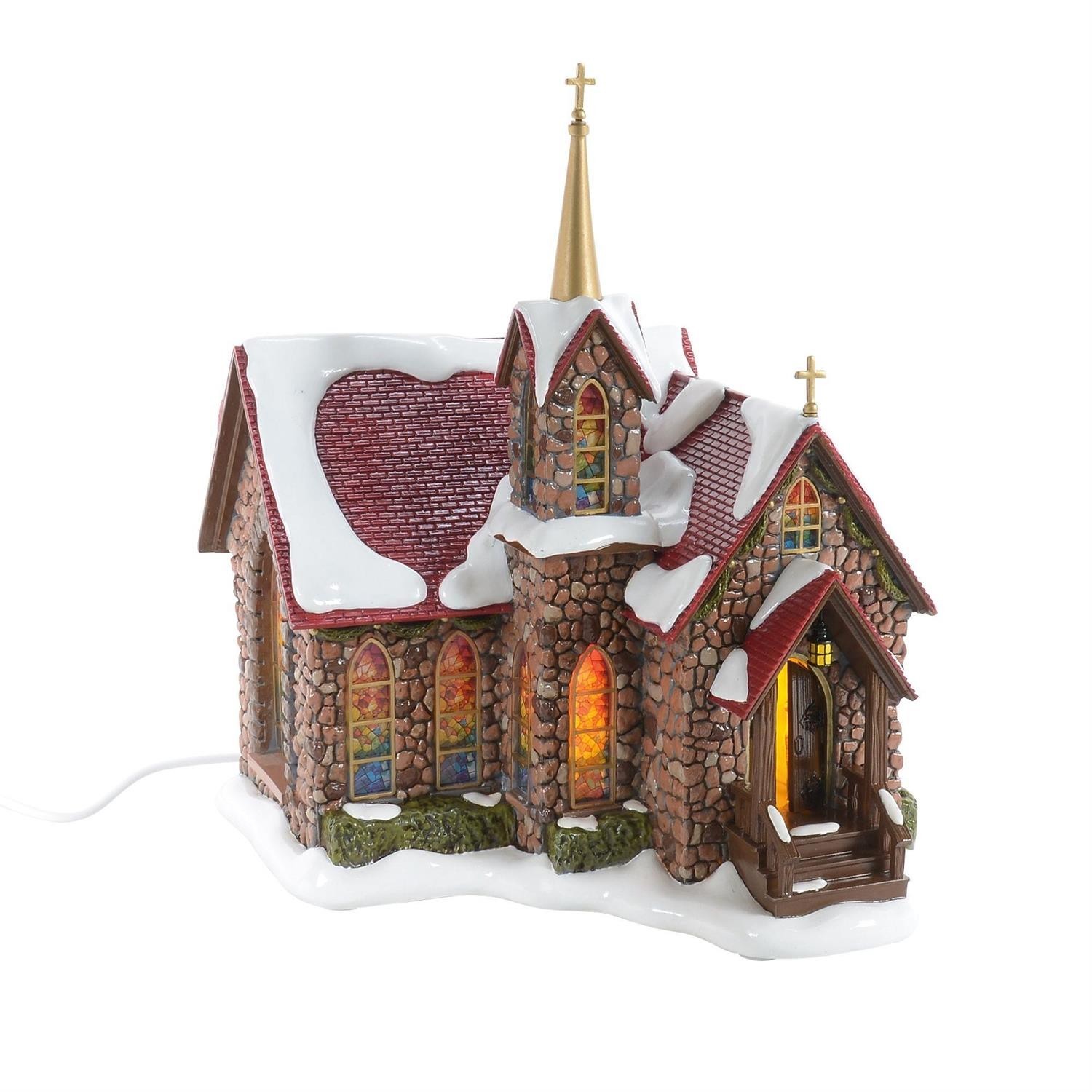 Dept 56 50th CHAPEL OF ABUNDANT GRACE Snow Village 6018429 BRAND NEW Dept 56 50th CHAPEL OF ABUNDANT GRACE Snow Village 6018429 BRAND NEW