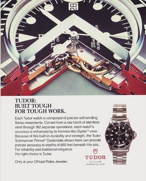 Tudor Watch Vintage Classic Luxury Ad Reprint – 8x10 Glossy Printed Photo