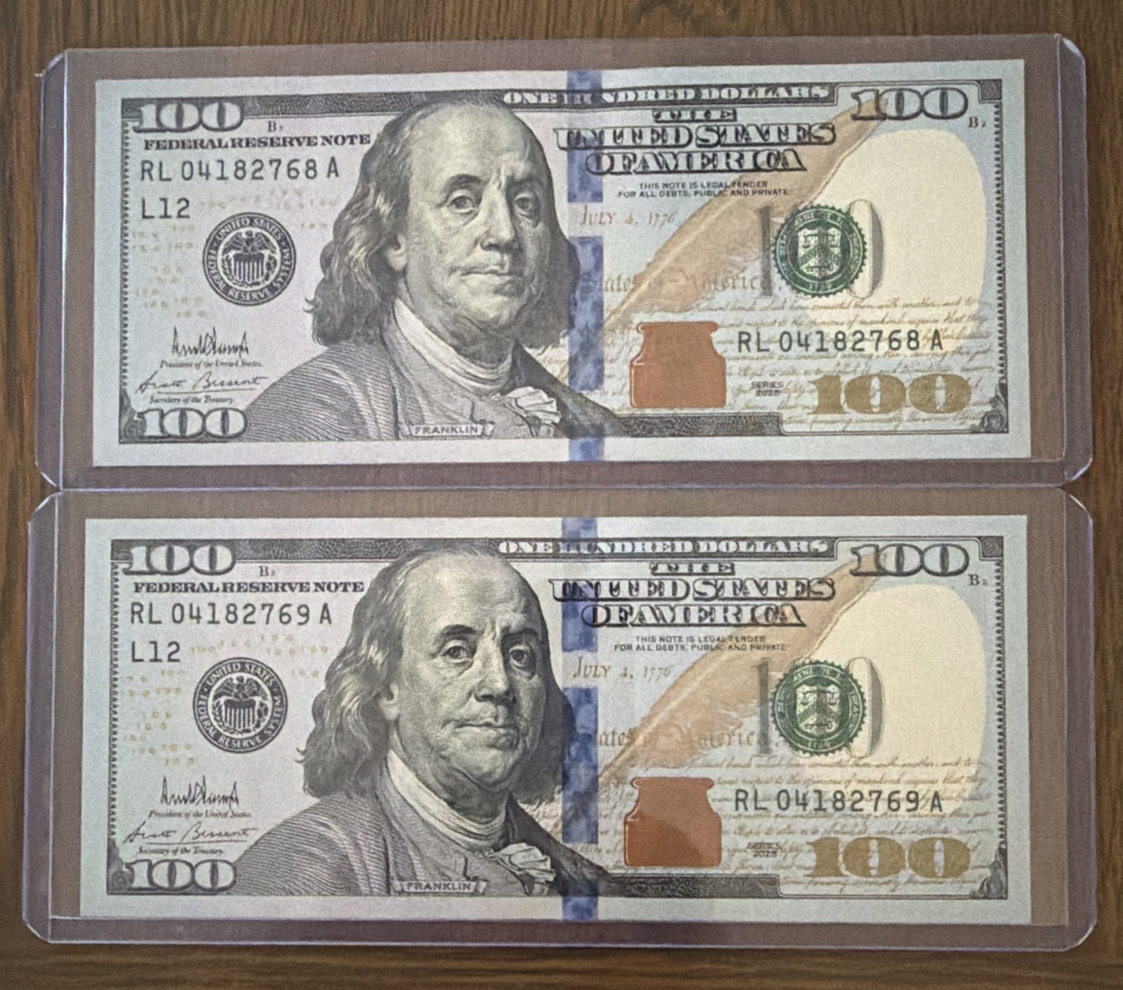 2025 Series $100 bill Trump Signature 1st Living President On Signed Notes Uncir 2025 Series $100 bill Trump Signature 1st Living President On Signed Notes Uncir