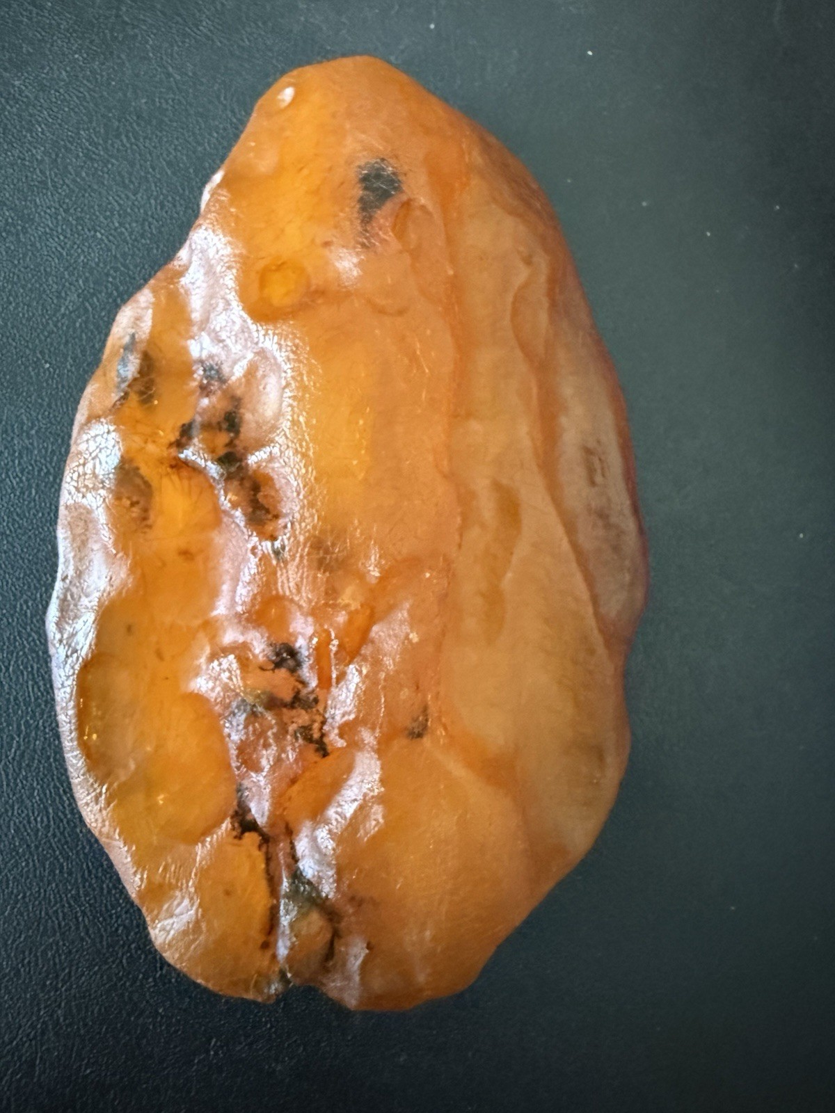 190g Natural Raw Baltic Amber Rare Honey Orange Specimen Collector Piece