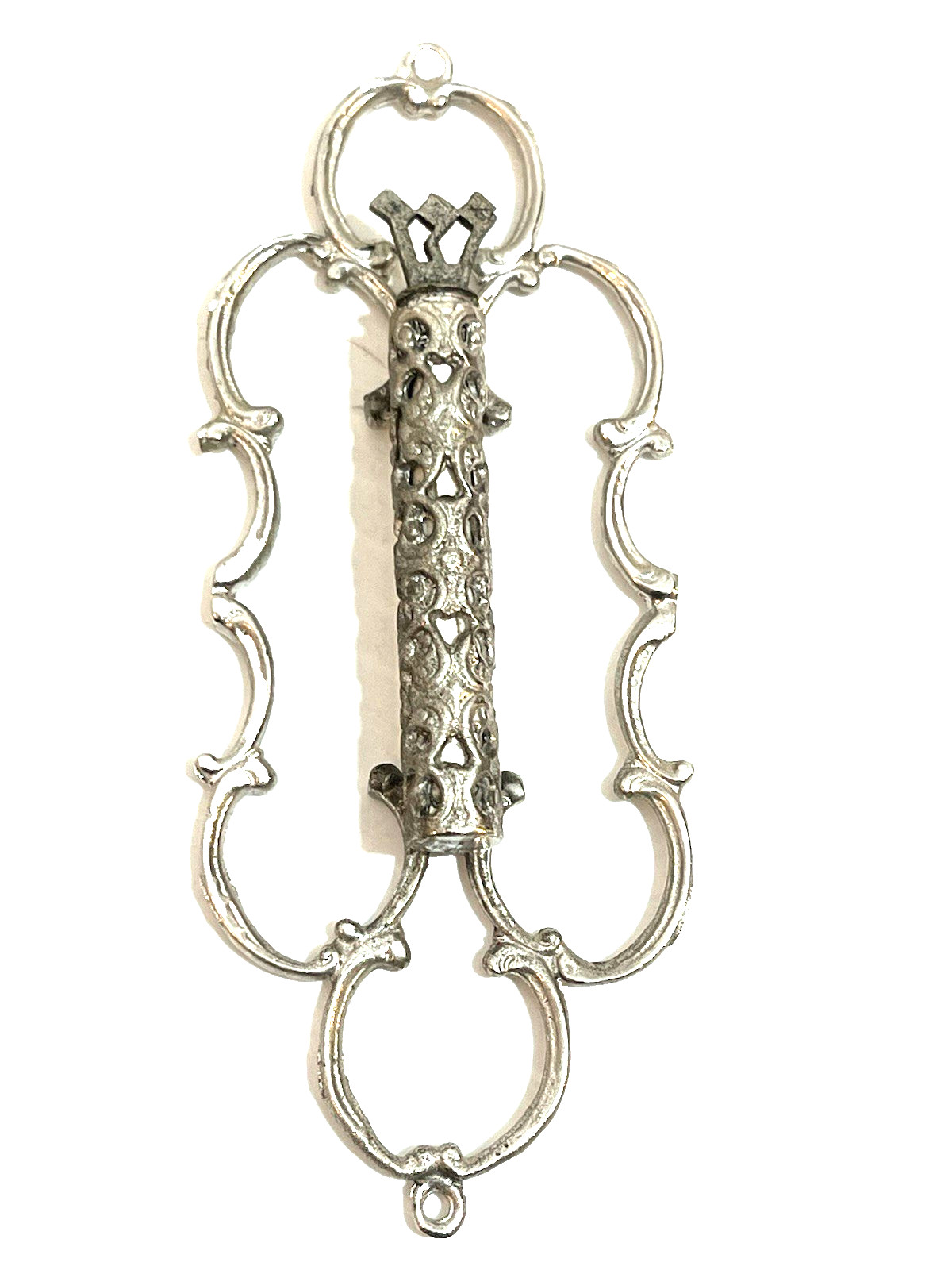 Vntg Sterling Jewish Mezuzah מְזוּזָה Shin & Klaf Israel Judaica Judaism Hebrew Vntg Sterling Jewish Mezuzah מְזוּזָה Shin & Klaf Israel Judaica Judaism Hebrew