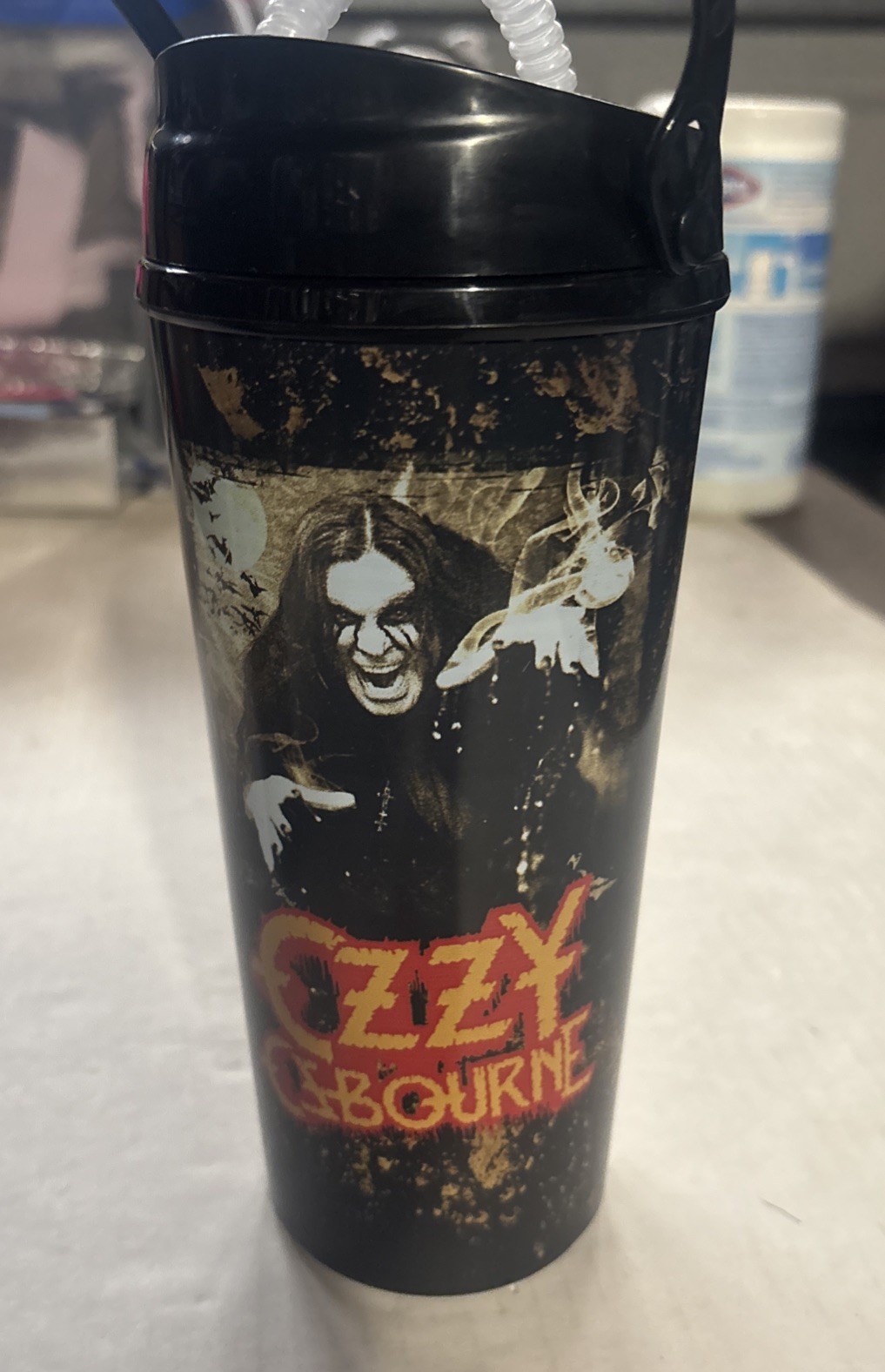 UNIVERSAL STUDIOS HHN 2026 Halloween Horror Nights Ozzy Osbourne Souvenir Cup