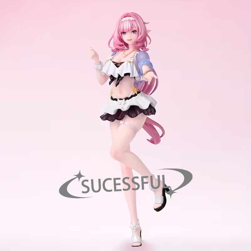 23cm Honkai Impact 3 Elysia 1/7 Scale PVC Figure Statue Toy Without Original Box
