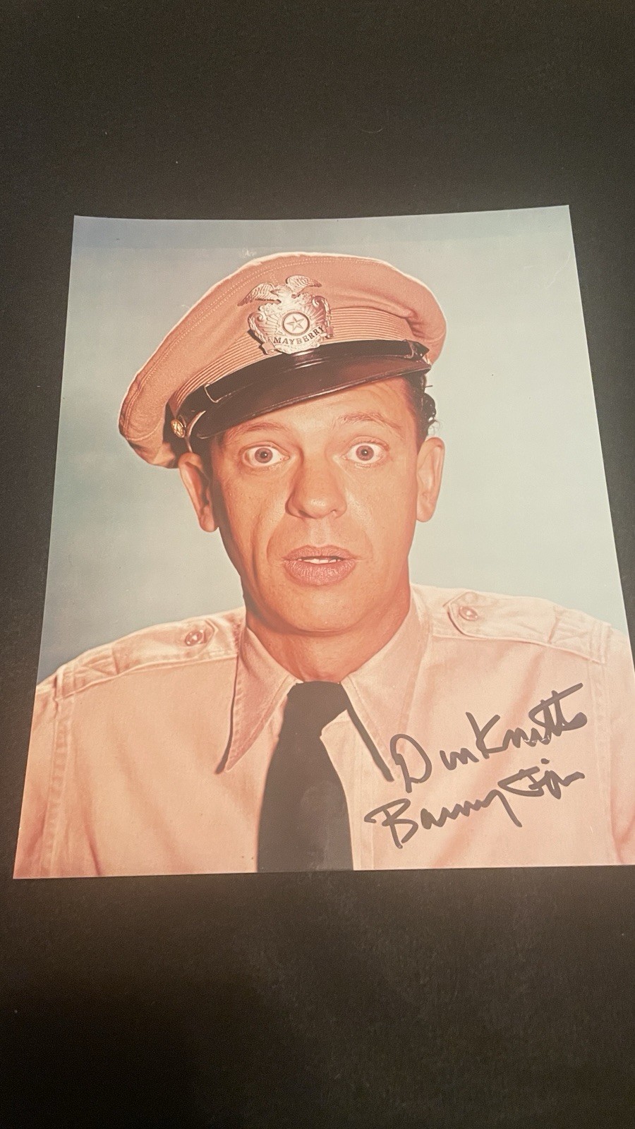 Don Knotts Signed  2 ,8x10 Movie Photographs The Ghost and Mr. Chicken -Original