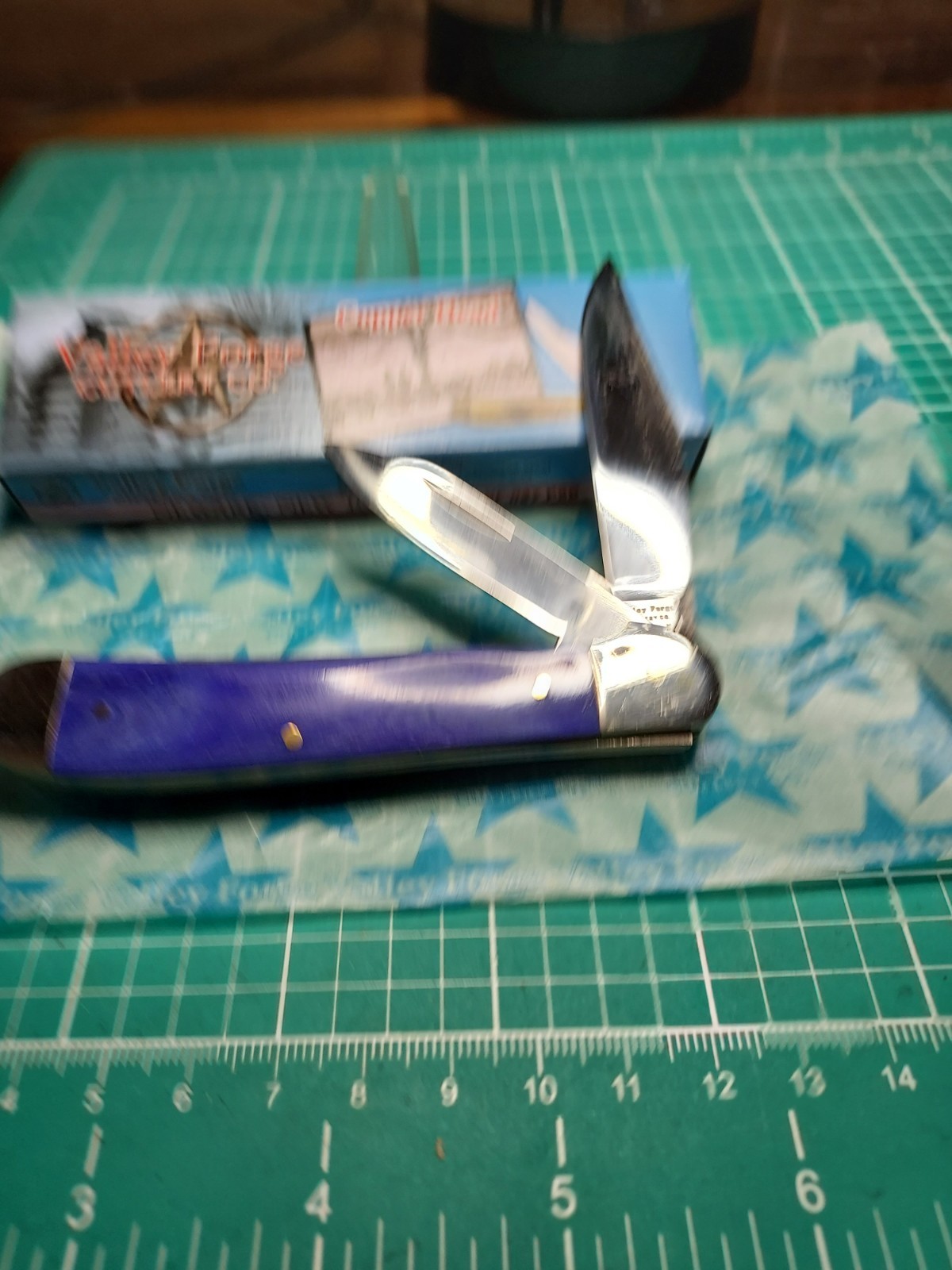 Valley Forge Copperhead Pocket Knife Stainless Steel Blades Smooth - VF-027PSB Valley Forge Copperhead Pocket Knife Stainless Steel Blades Smooth - VF-027PSB